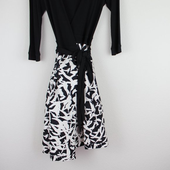 NWOT Diane Von Furstenberg DVF Jewel Wrap Dress– Fit & Flare Office-to-evening - Picture 4 of 15